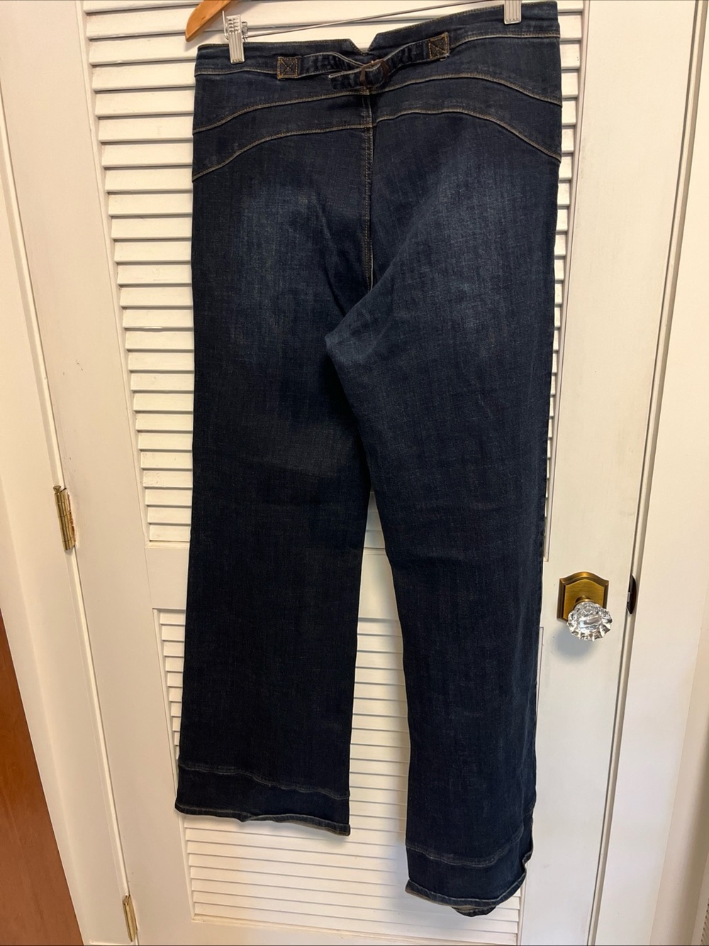Free People Dark Indigo Wide-Leg Jeans - Picture 5 of 12
